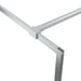 Inloopdouchewand 100x195 cm transparant ESG-glas zilverkleurig