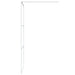 Inloopdouchewand 90x195 cm transparant ESG-glas wit