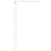 Inloopdouchewand 100x195 cm transparant ESG-glas wit