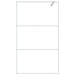 Inloopdouchewand 115x195 cm transparant ESG-glas wit