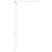 Inloopdouchewand 115x195 cm transparant ESG-glas wit
