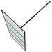 Inloopdouchewand 80x195 cm mat ESG-glas zwart