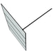 Inloopdouchewand 115x195 cm mat ESG-glas zwart