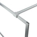 Inloopdouchewand 80x195 cm transparant ESG-glas zilverkleurig
