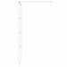 Inloopdouchewand 100x195 cm transparant ESG-glas wit