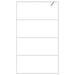 Inloopdouchewand 115x195 cm transparant ESG-glas wit