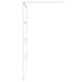 Inloopdouchewand 115x195 cm transparant ESG-glas wit