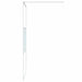Inloopdouchewand 100x195 cm transparant ESG-glas wit
