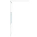 Inloopdouchewand 115x195 cm transparant ESG-glas wit