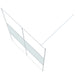 Inloopdouchewand 140x195 cm transparant ESG-glas wit