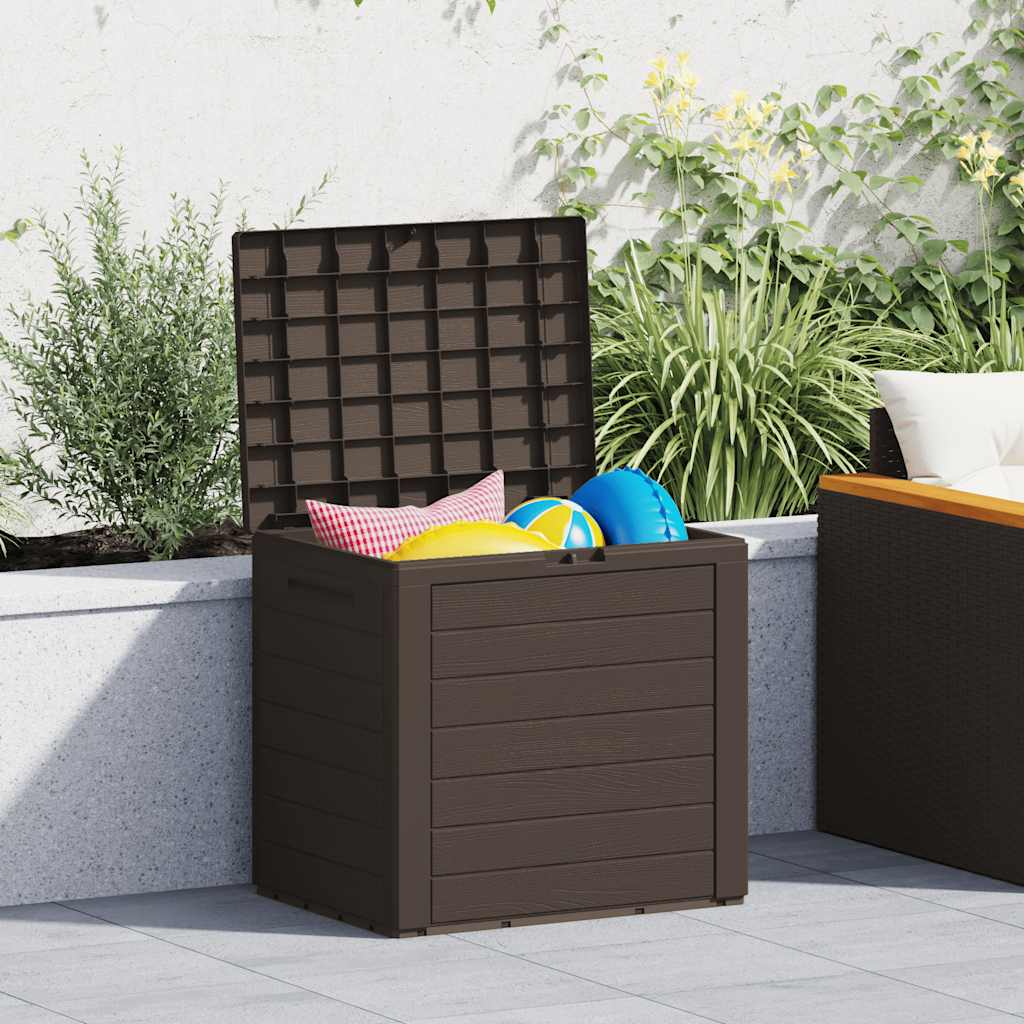 Tuinbox 58,5x46x55 cm polypropeen bruin