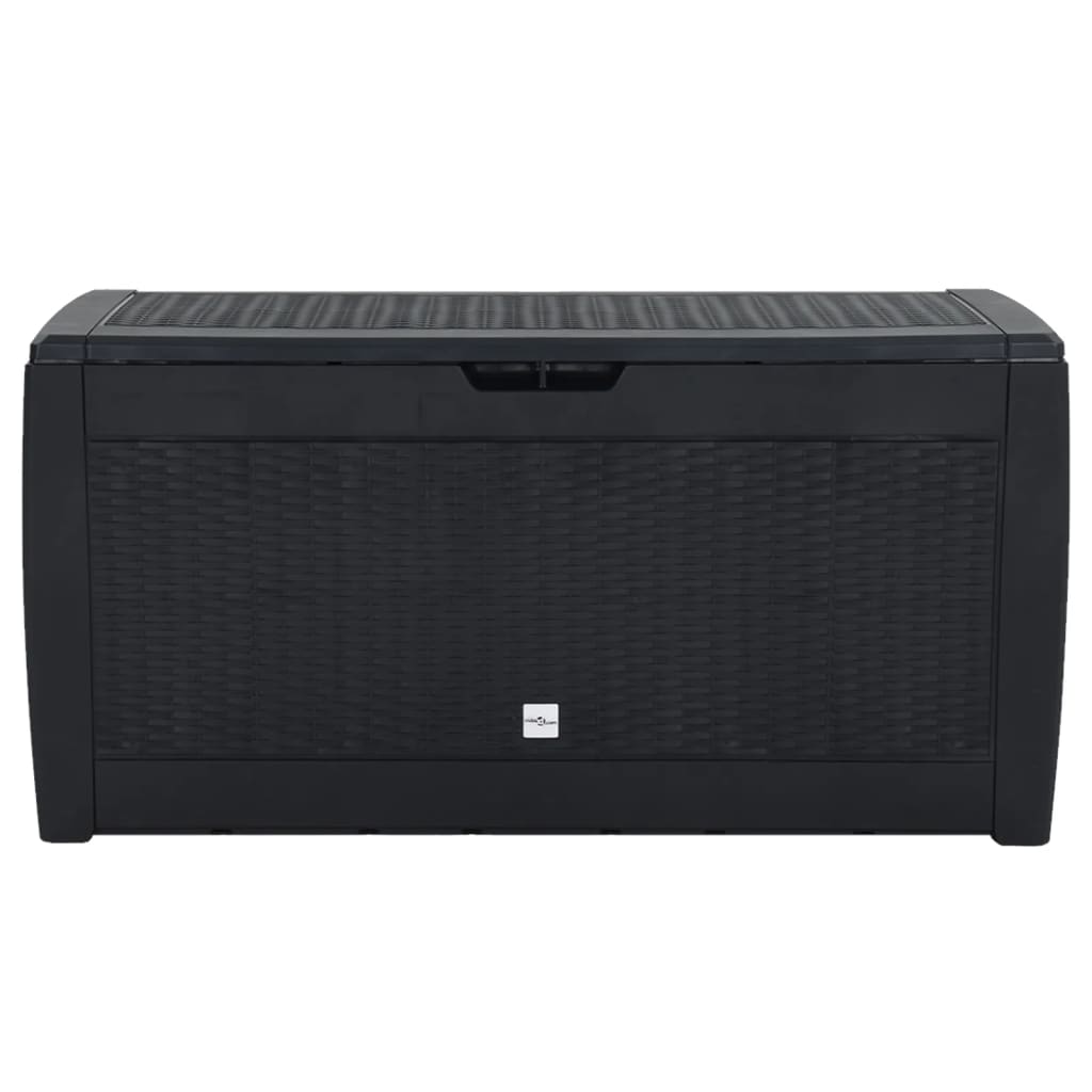 Tuinbox 119x48x60 cm polypropeen antracietkleurig