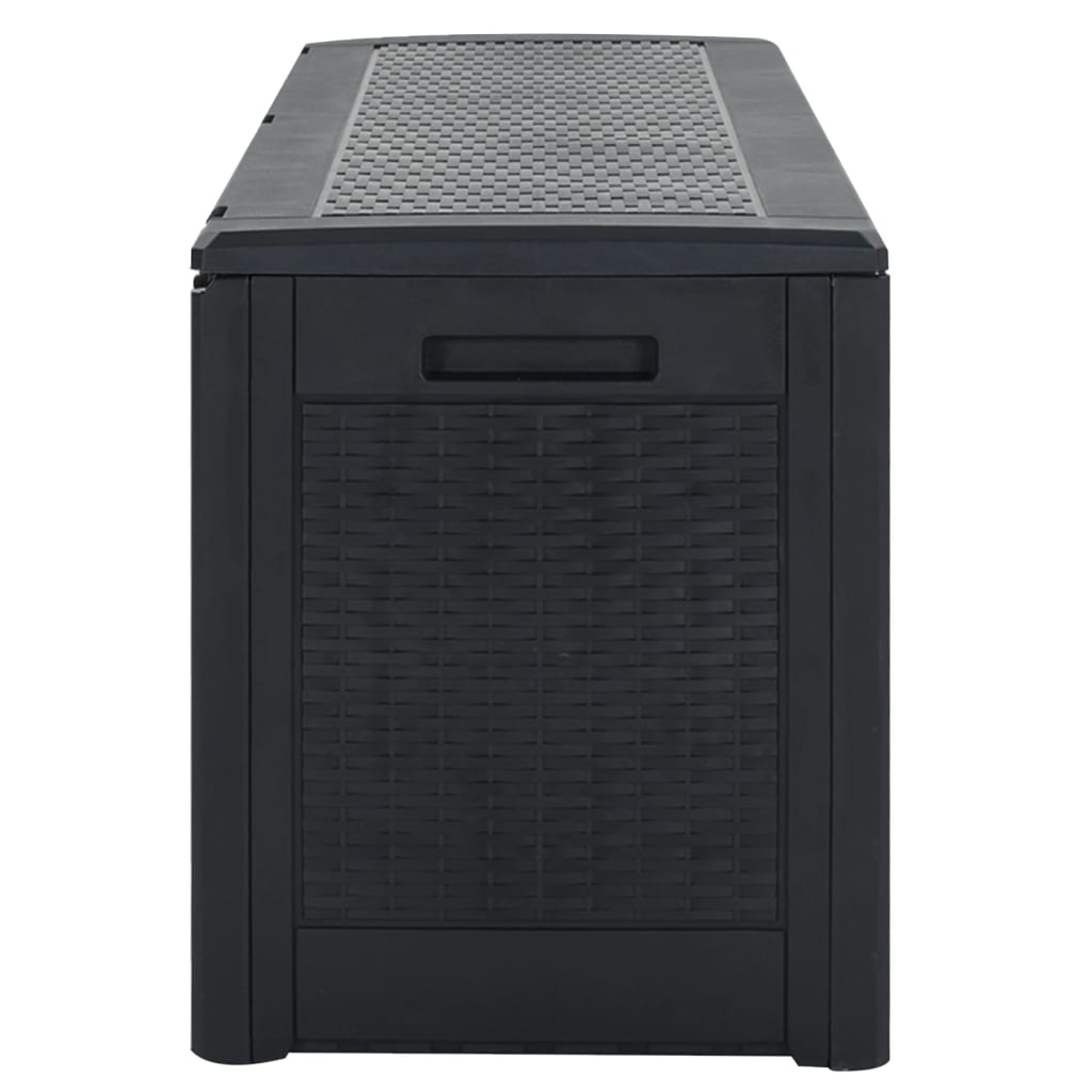 Tuinbox 119x48x60 cm polypropeen antracietkleurig