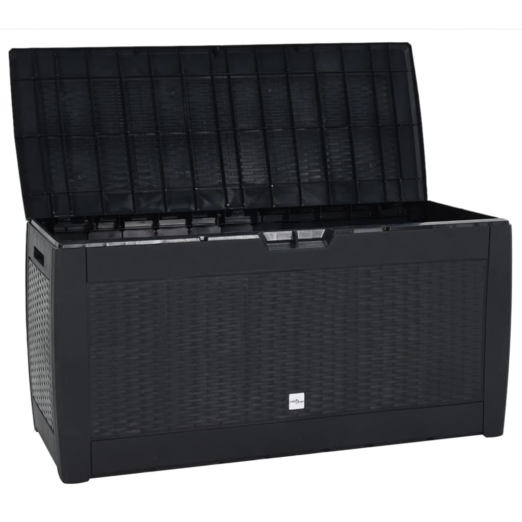 Tuinbox 119x48x60 cm polypropeen antracietkleurig