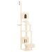 Kattenmeubel vloer tot plafond 277-303 cm crèmekleurig