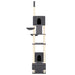 Kattenmeubel vloer tot plafond 277-303 cm donkergrijs