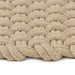 Vloerkleed rechthoekig 160x230 cm katoen naturel