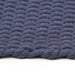 Vloerkleed rechthoekig 160x230 cm katoen marineblauw