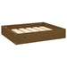 Hondenbed 51.5 x 44 x 9 cm Solid pine wood HoningBruin