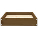 Hondenbed 51.5 x 44 x 9 cm Solid pine wood HoningBruin