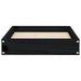 Hondenmand 51,5x44x9 cm massief grenenhout zwart