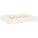 Hondenmand 61,5x49x9 cm massief grenenhout wit