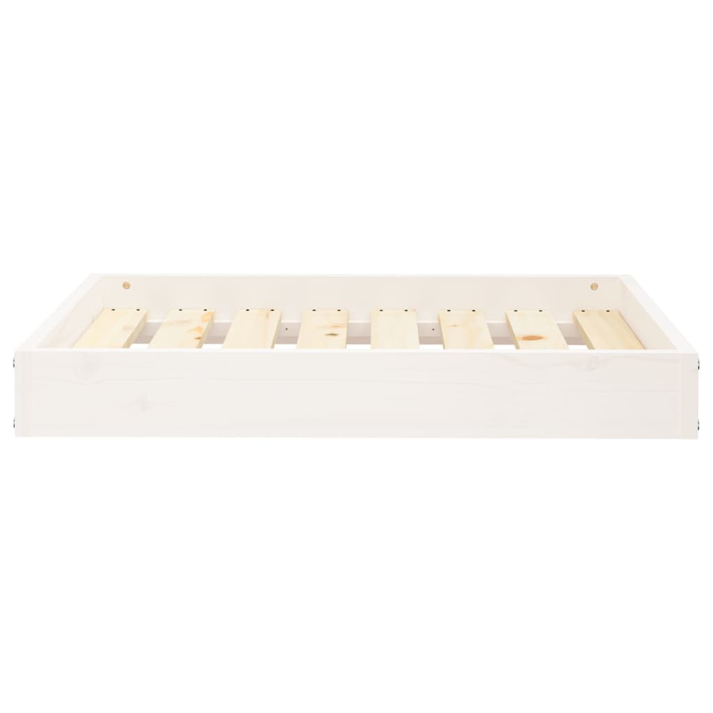 Hondenmand 71,5x54x9 cm massief grenenhout wit