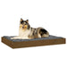 Hondenmand 91,5x64x9 cm massief grenenhout honingbruin