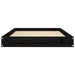 Hondenmand 91,5x64x9 cm massief grenenhout zwart