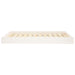 Hondenmand 101,5x74x9 cm massief grenenhout wit