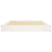 Hondenmand 101,5x74x9 cm massief grenenhout wit