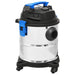 Nat- en droogzuiger 1200 W 20 L zilverkleurig