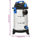 Nat- en droogzuiger 1200 W 30 L zilverkleurig