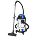 Nat- en droogzuiger 1200 W 30 L zilverkleurig