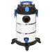 Nat- en droogzuiger 1200 W 30 L zilverkleurig