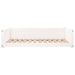 Hondenmand 105,5x75,5x28 cm massief grenenhout wit