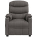 Fauteuil verstelbaar stof donkergrijs