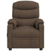Fauteuil verstelbaar stof bruin