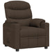 Relaxfauteuil Donkerbruine Stof