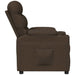 Relaxfauteuil Donkerbruine Stof