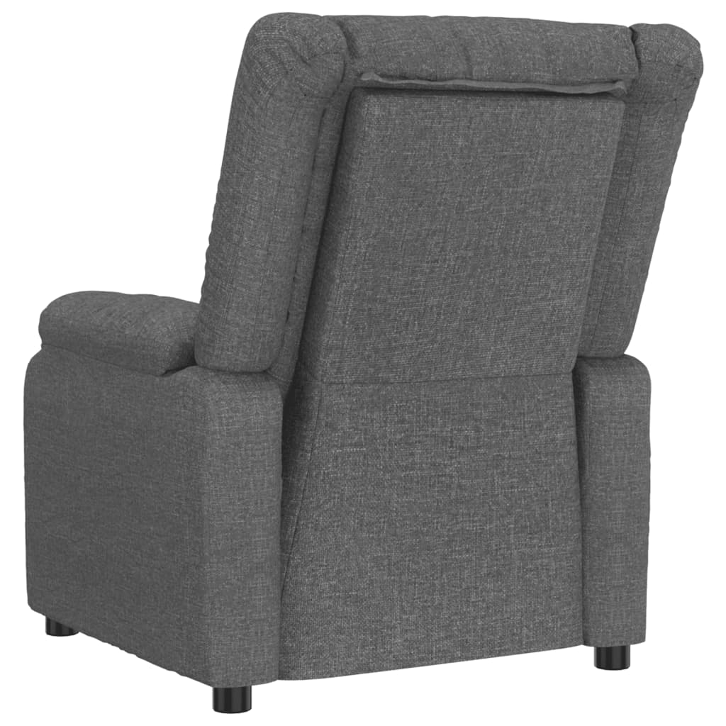 Fauteuil verstelbaar stof donkergrijs