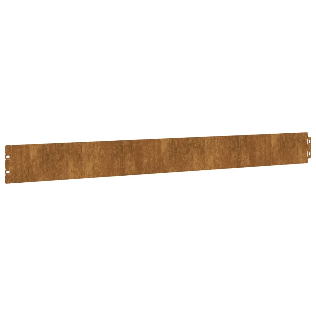 Gazonranden 50 stuks 10x103 cm flexibel cortenstaal