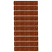 Gazonranden 10 stuks 20x103 cm flexibel cortenstaal
