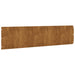 Gazonranden 10 stuks 25x103 cm flexibel cortenstaal