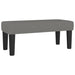 Bankje 70x30x30 cm stof donkergrijs