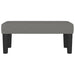Bankje 70x30x30 cm stof donkergrijs