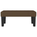 Bankje 70x30x30 cm stof bruin