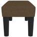 Bankje 70x30x30 cm stof bruin