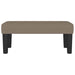 Bankje 70x30x30 cm stof taupe