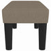 Bankje 70x30x30 cm stof taupe